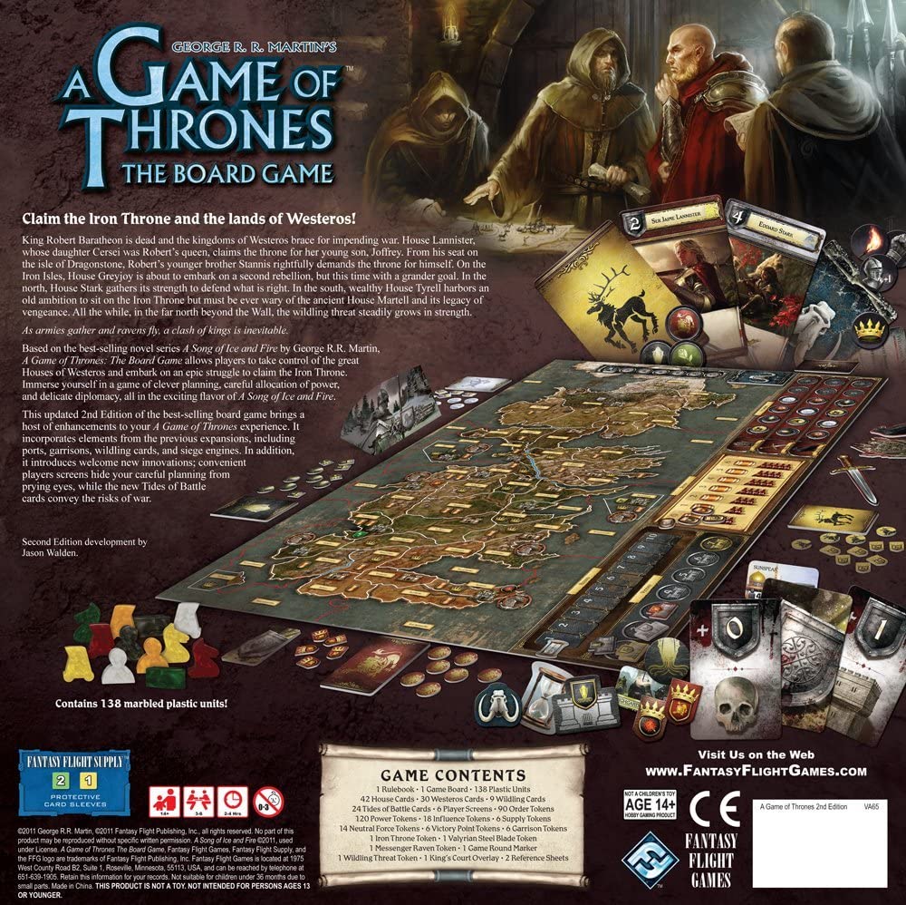 A Game Of Thrones : The Board Game Second Edition